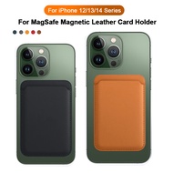 Official Leather Wallet With MagSafe Magnetic  For iPhone 15 14 13 12 Pro Max Plus leather wallet design Bag Holder Case