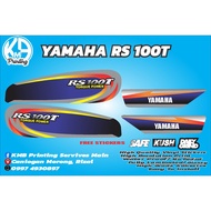 Yamaha RS100T Stock Sticker Decals