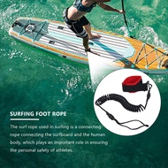 10.6Ft Ankle Leash Surfing Coiled Stand Up Paddle Board Black Tpu Paddle Board Foot Leg Rope Surfboard Raft Traction Rope
