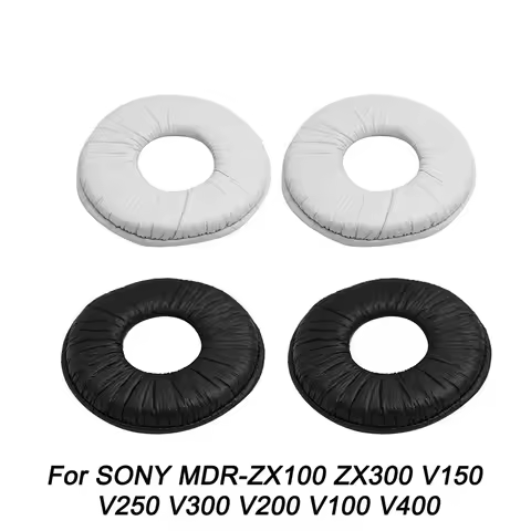 For SONY MDR-V150 V250 V400 V300 ZX300 ZX100 ZX110 Ear Pads Earphone Sleeve Head Beam Sponge Pad Lea