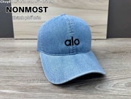 Mũ kết Jean thêu alo hàn quốc - nón lưỡi trai denim thời trang