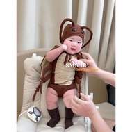 Baby One Hundred Days Birthday Photo Jumpsuit uuu7.23