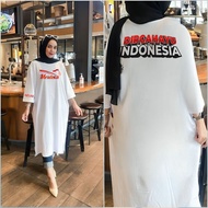 Kaniya mk04 / Baju Wanita lagi trend 17 agustus Kemerdekaan Long Tunik Terbaru desian unik klasik te