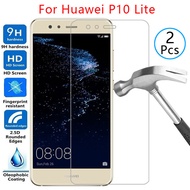 tempered glass screen protector for huawei p10 lite case cover on p10lite p 10 10p light protective phone coque bag accessories