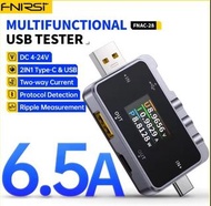 FNIRSI 快充檢測儀FNAC-28 FNIRSI Multi-Port USB Tester  FNIRSI FNAC-28 2合1 Type-C USB測試儀 Type-C測試儀 USB-C測試