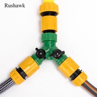 Rushawk 3 Way Hose Splitter Tap Splitter Practical Replacement Portable Easy to Install