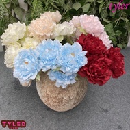 TYLER Artificial Flowers, Beautiful Silk Flowers Simulation Peony Flowers, DIY Bridal Bouquet Durable Exquisite Fake Flower Wedding Decoration