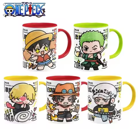 One Piece Monkey·D·Luffy Zoro Chopper Ace Anime Peripheral Cartoon Cute Q Version Print Office Large