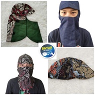 Topi Proyek Jepang Welder Pria Sebo Kerpus Las / Kupluk Masker / Safety / Topi Mancing - TERMURAH HA