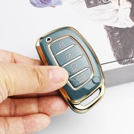 TPU 4 Button Car Smart Key Case Cover For Hyundai Tucson Santa Fe Rena Sonata Elantra Creta Ix35 Ix4