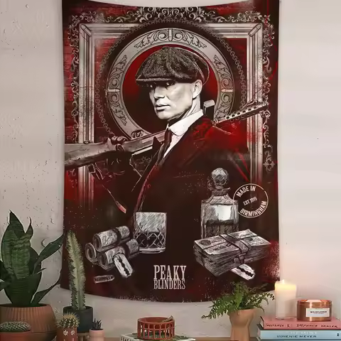 Peaky Blinders TV Show Printed Large Wall Tapestry Hanging Tarot Hippie Wall Rugs Dorm Cheap Hippie 