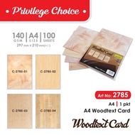 A4 Fancy Folio Card / A4 Artist Card / A4 Design Card / A4 Kad Bercorak / A4 Cover Card