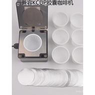 Shell k-cup Sealing Machine Disposable Capsule Coffee cup Film Sealing System Heat Compatible Coffee