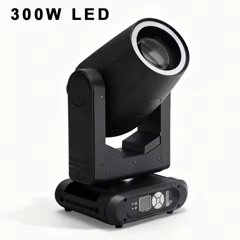 LED 300W Beam Spot Moving Head Light With RGB Ring For Professional Concert Music Party Dj Disco Clu