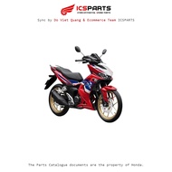 Plastic Set - Cover - HONDA Winner X 2024 Red Hrc (Red Black White) Sports Version