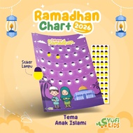 YUFIKIDS - Ramadhan Chart/ Sticker Tracker Appreciation for Children's Fasting 2026