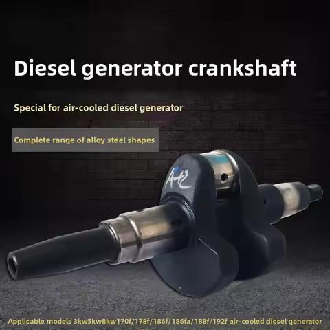 Air-cooled diesel engine generator accessories 178F 186F 188F 192F 5KW6/7/8 kW crankshaft