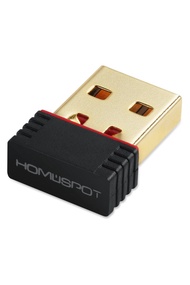 150Mbps Wireless N WiFi USB Nano Adapter, Network LAN Card 802.11n, for Raspberry Pi/Windows XP/Vist