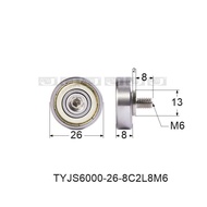 608 6000 Male Threaded Bearing Steel M6M8M10M12 Screw Bearing BJL Stainless Steel Bolt Wire 304