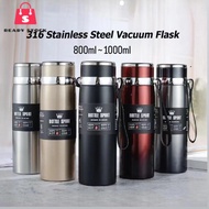RSS_ 800ml 1000ml SUS 316 Stainless Steel Vacuum Flask Bottle Cup 316 Kelalang Vakum 316不锈钢保温瓶 cawan