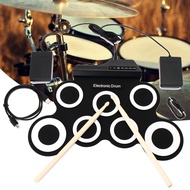 COD Portable Electronic Drum Pad Set, Digital USB 7 Pads Roll Up Drum Set