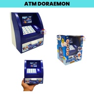 MESIN Children's Toy Piggy Bank ATM Mini Doraemon Bank Saving Money Machine | Educational toys