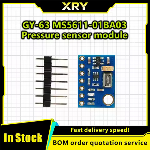 XRY MS5611-01BA03 Precision Pressure Sensor Module MS5611 GY-63 Height Sensor Module for Arduino