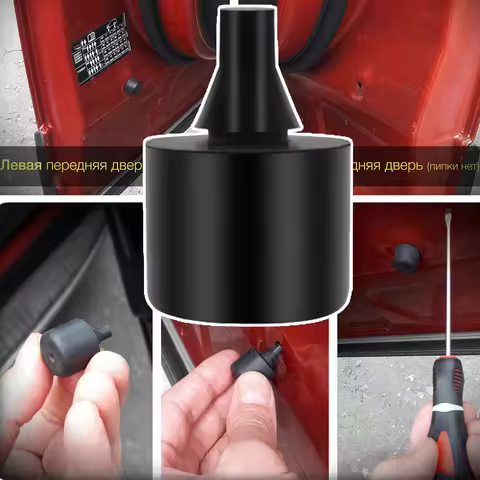 Front & Rear Door Shut Bumper Stop Rubber Buffers Grommet Absorber Components Overslam For Land Rove