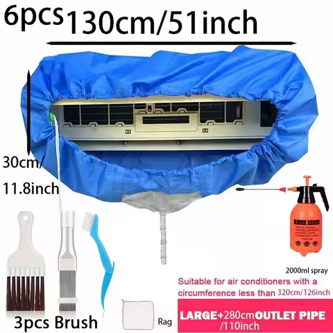 Suitable for 24000-36000 Btu Large Air Conditioning Water Cover Set Cleaner with Water Pipe Conditio