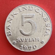 Indonesian Coins​​ Indonesia 5 rupiah 1970 Coins​Foreign