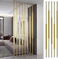 YVYKFZD Wall Partition Post Room Divider, Metal Frame Separator Fence, Floor to Ceiling Separation D