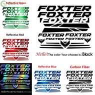 FOXTER Bike Carbon Fiber Vinyl Sticker Enhance Your For Mountain Bike Experience