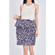 (((XL) club monaco Pattern Blue Skirt Second-Hand Clothes