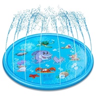 FUFU SHOP สระน้ำพุ ขนาด170cm สระว่ายน้ำเด็ก สระน้ำพุสปริงเกอร์น้ำ ถาดน้ำพุ ของเล่นสนาม baby swimming pool sprinkles