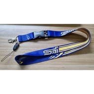 Hanging Neck Strap Mobile Phone Keychain SUBARU STI JDM Lanyard Quick Release BRZ Impreza WRX XV Leg