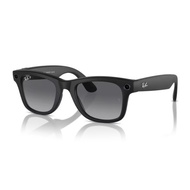 Rb Meta 0RW4006-Wayfarer 601ST3 Sunglasses-Black 50-22-150-3P (Medium Size)