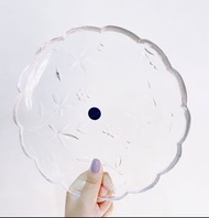 日本 SOGA 櫻花蔬果盤 櫻花水果盤 玻璃盤 盤子 透明盤子