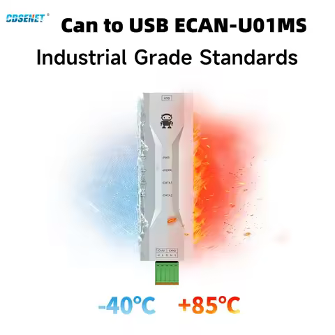 CAN TO USB Converter 2 Ways CAN2.0A CAN2.0B CDSENET ECAN-U01MS Industrial Grad Baut Rate 5k-1M Autos