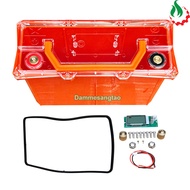 Hộp đựng pin 12V 4S3P 32140 45AH trong suốt chống nước