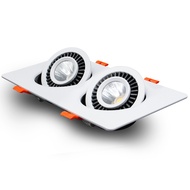 รสชาติบ้านไฟดาวน์ไลท์ Led,ไฟดาวน์ไลท์ Led แบบหัวเดียว/คู่ไฟดาวน์ไลท์แบบปรับมุมได้โคมไฟเพดานห้องครัวห