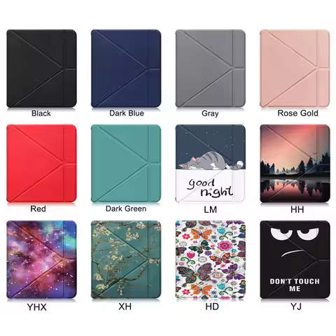 Case For Kobo Libra 2 2021 Cover 7 inch Magnetic Fold Smart Ebook Case For Funda Kobo Libra 2 Case 2