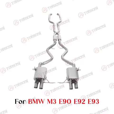 Taibosi Factory Valvetronic Catback Exhaust For BMW M3 E9X E90 E92 E93 4.0L SUS304 Electric Valve Mu