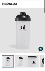 Myprotein Plastic Shaker – Black 健身 蛋白奶粉搖搖杯 gym fitness My protein shake shake