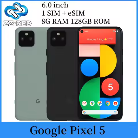 Google Pixel 5 5G RAM 8GB ROM 128GB Original Smartphone 6.0" NFC Octa Core Snapdragon 765G Pixel5 Un