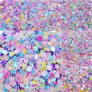 Various Styles Mixed Color Glitter Slice Star Heart Shell Leaves Loose Sequins DIY Nail Craft Jewelr
