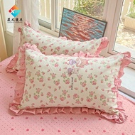 Korean style lace pillowcase 48x74cm (19 x 29 inches)
