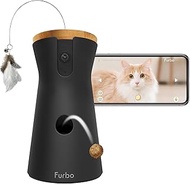 Furbo 360° Cat Camera - [New] Rotating 360° View Wide-Angle Cat Treat Dispenser with Camera, Feather