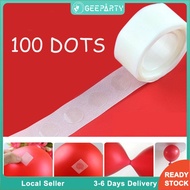 GeeParty Dot Balloon Glue/Dot Glue/Dot Stick Double Tape Sticky Balloon Double-sided Tape Transparen