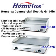 Homelux Commercial Electric Griddle Pan Dapur Burger Kuali HBEG-818, HBEG-820