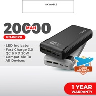 Pineng PN-877 20000mAh Powerbank 65W Fast Charging Laptop